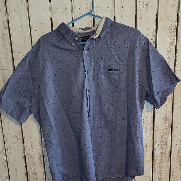 Polo Ralph Lauren Navy Dot Casual Shirt - Picture 1 of 4
